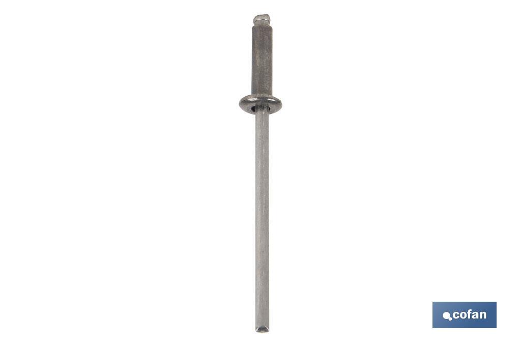 REMACHE ACERO INOX. A-2  3 X 8 MM